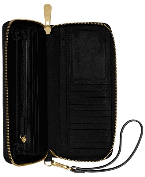 michael kors jet set continental logo wallet|continental wristlet.